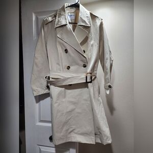 Old Navy London Fog Light Tan Trench Coat